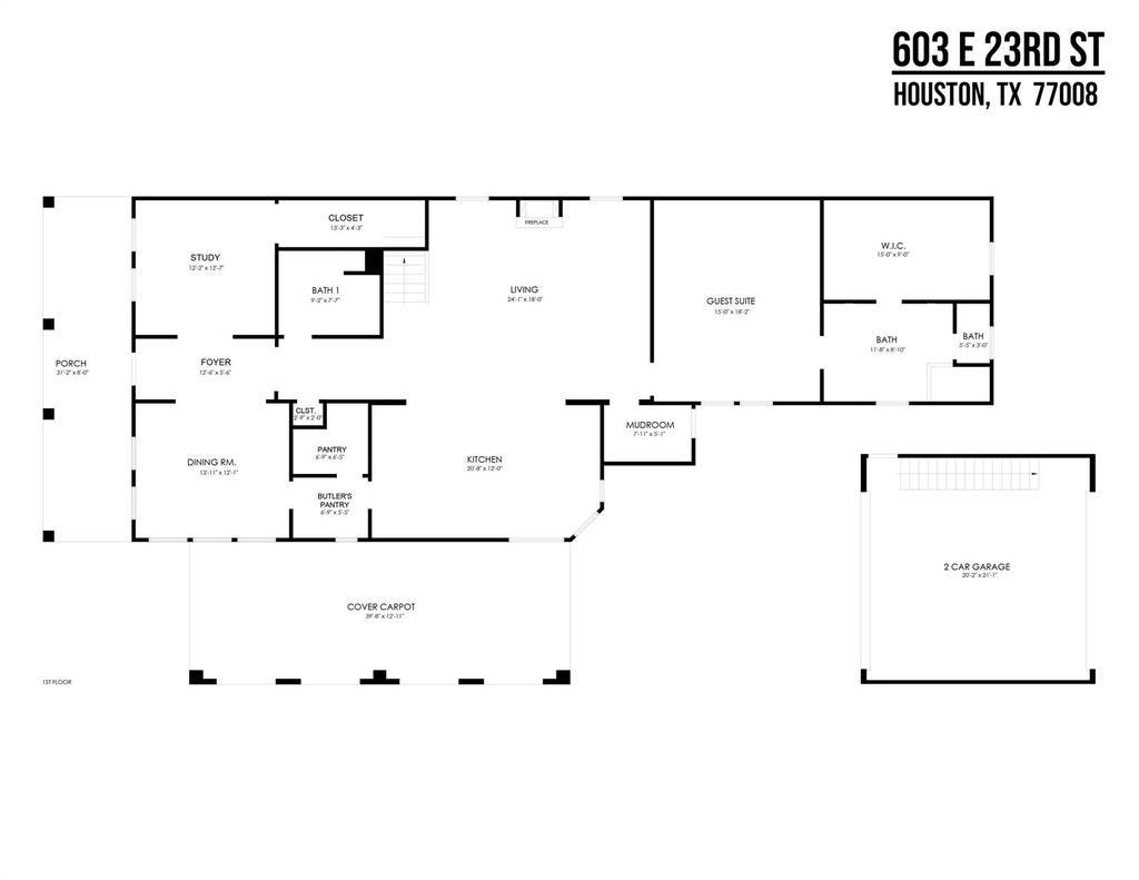 1st story floorplan