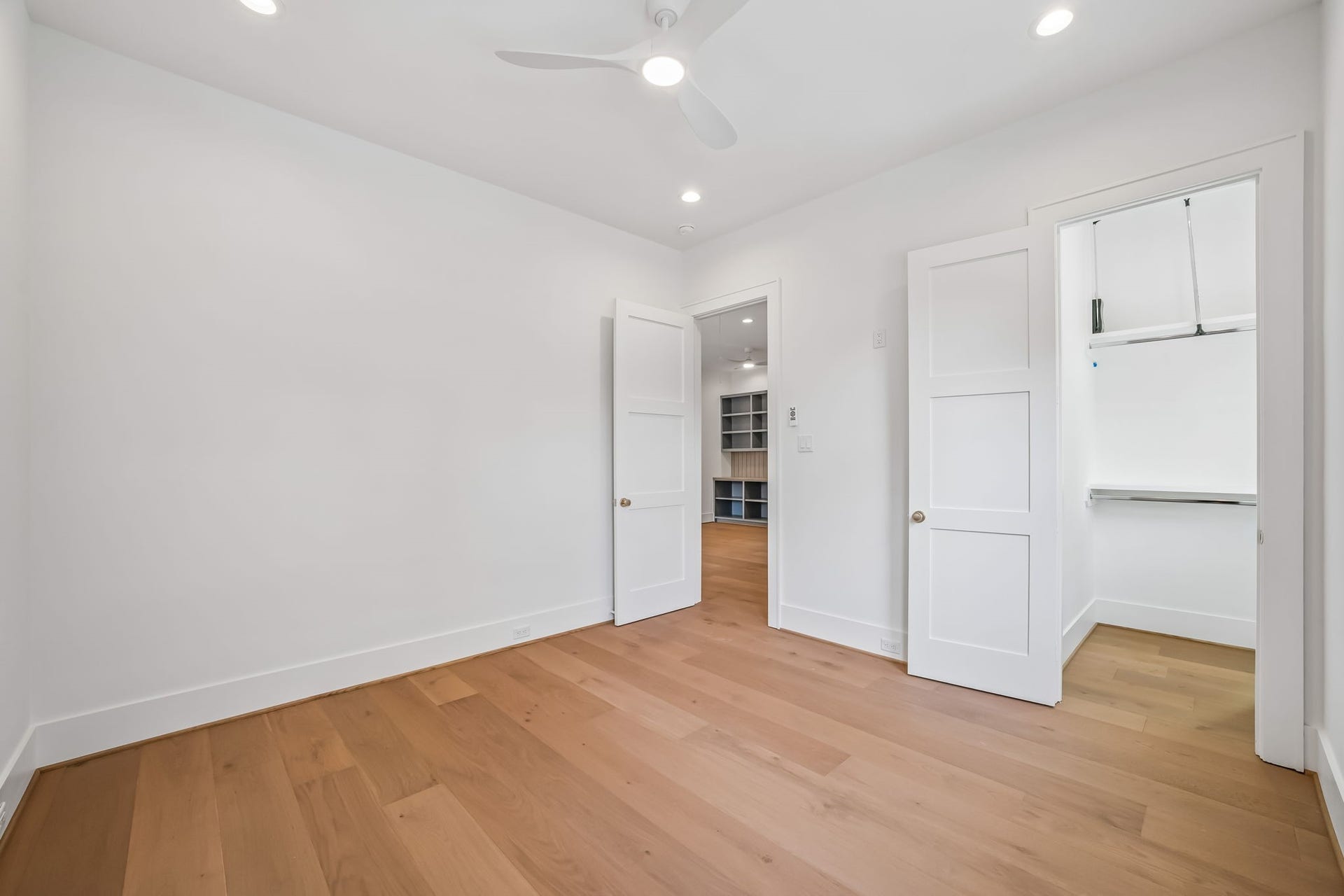 One of three secondary bedrooms located on the second floor, each complete with a walk-in closet and CAT5e wiring.