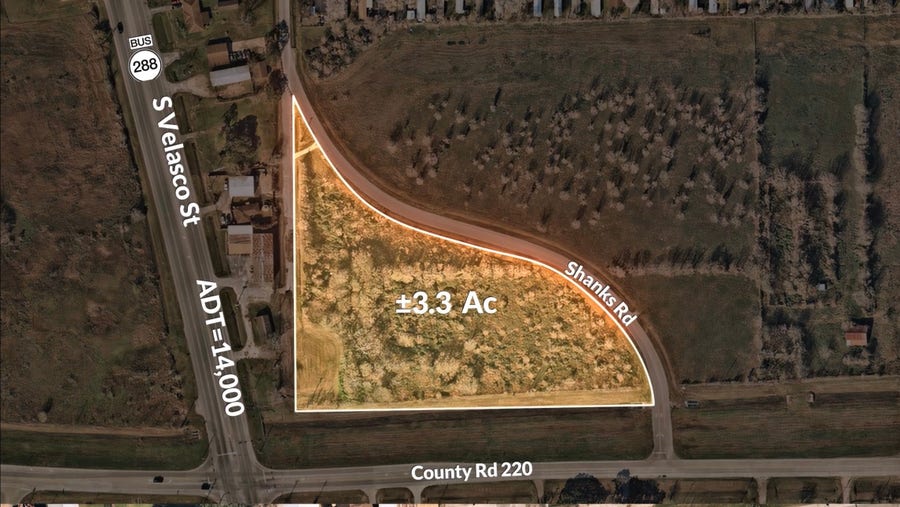 Property photo for 00 Shanks Road, Angleton, TX