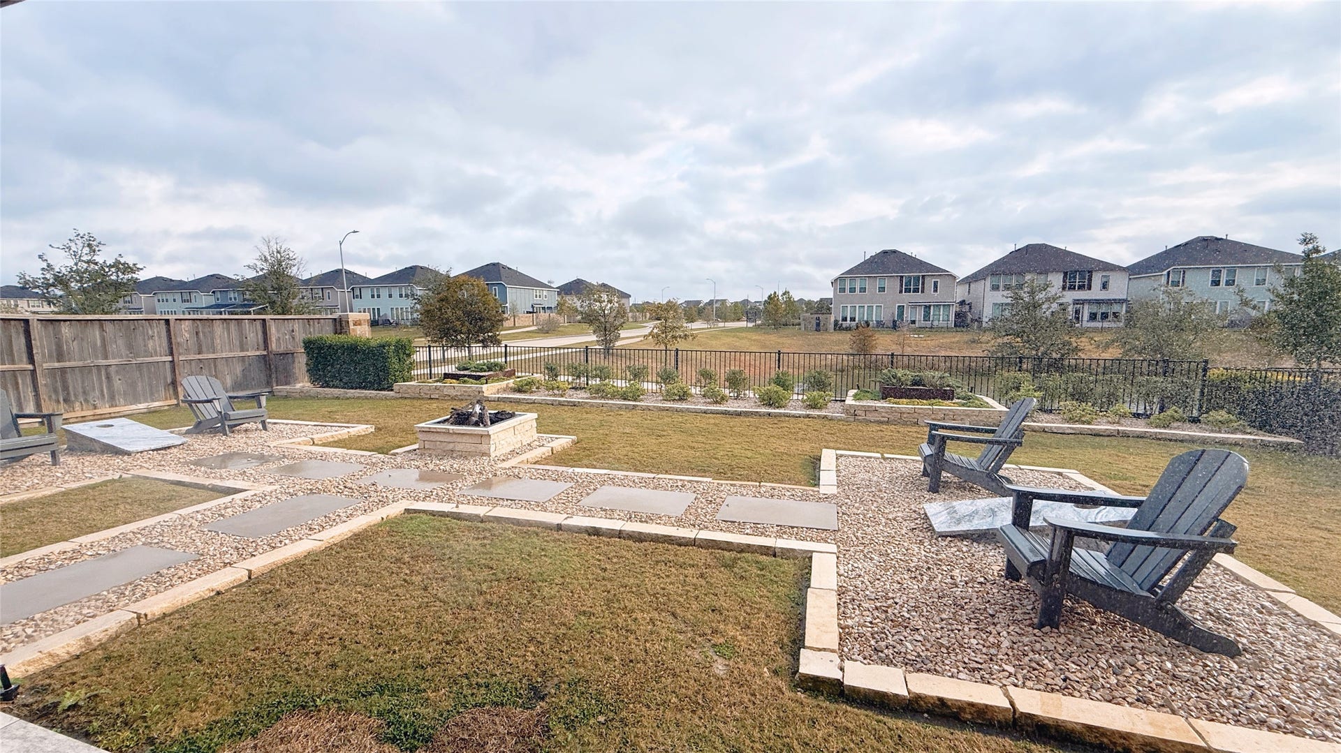 5603 Logan Ridge Lane, Fulshear, TX 77441 Cornhole boards and seats included with the property!