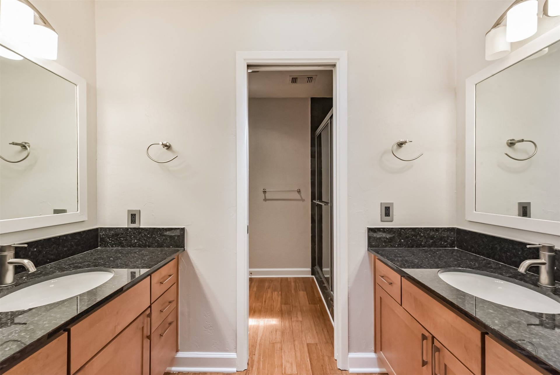 Need your space??  You'll have it here!  Remodeled primary bath, custom cabinets with his and hers vanities.