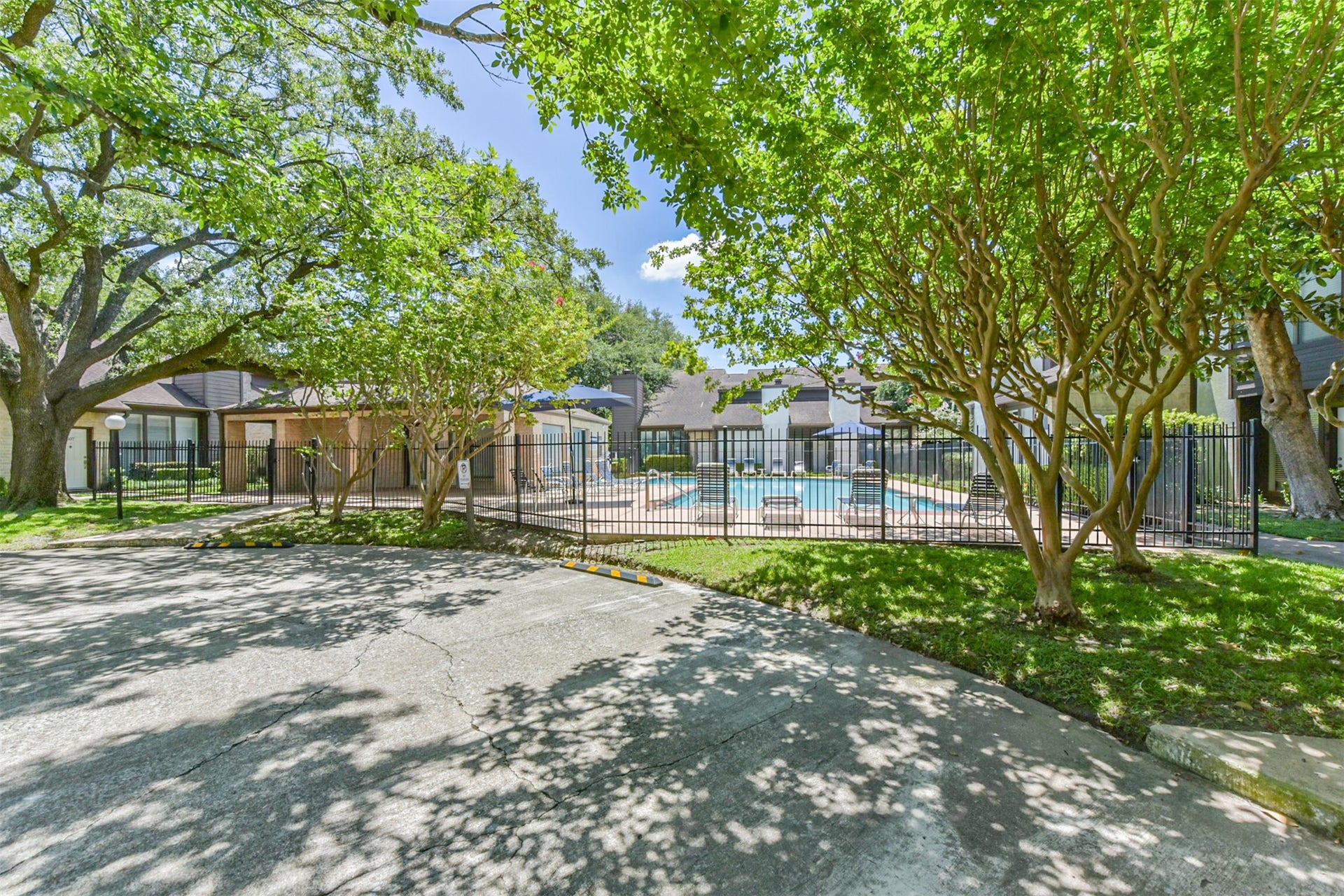 Mature trees and greenery throughout this complex.  All beautifully maintained.