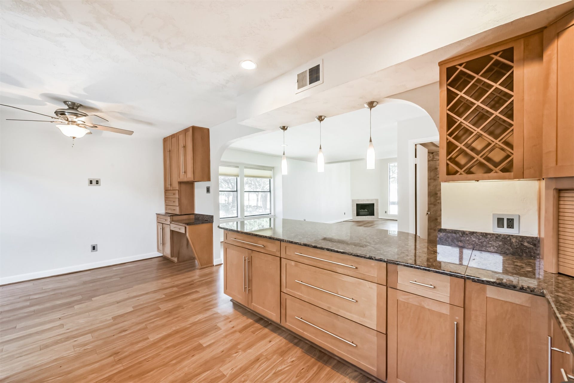 Lots of storage and even a kitchen workstation.