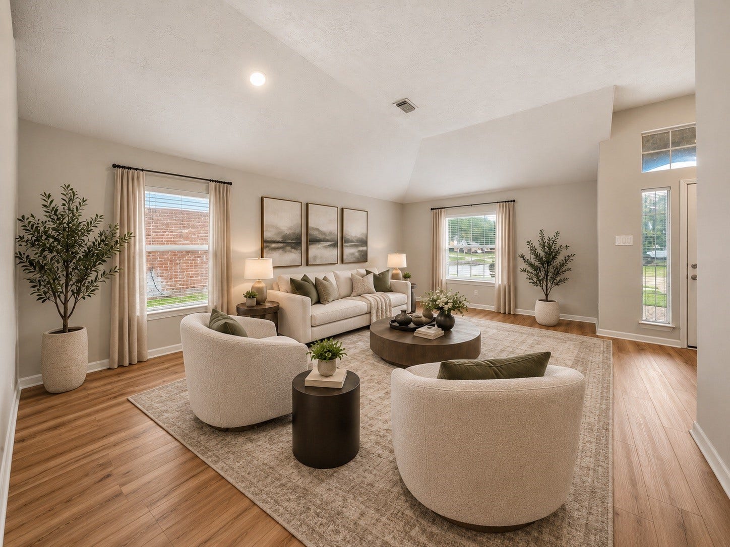 18126 Brightwood Park Lane, Richmond, TX 77407 Virtually staged view shows how this versatile room can function as an additional family area.