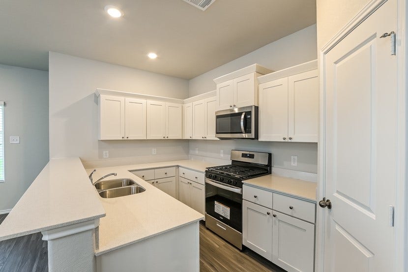 3137 Wood Lily Drive, Brookshire, TX 77423 Photos may be representative of the floor plan and not the exact home. Finishes, layout, and features of the actual property for lease may vary.