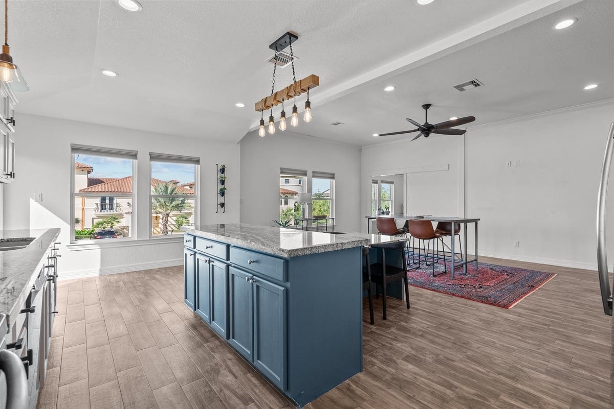 View from Kitchen/Dining area to front of home