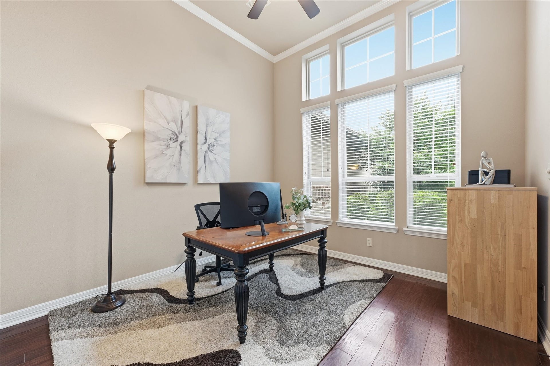 17215 Sages Ravine Drive, Humble, TX 77346 Private Home Office with French Doors