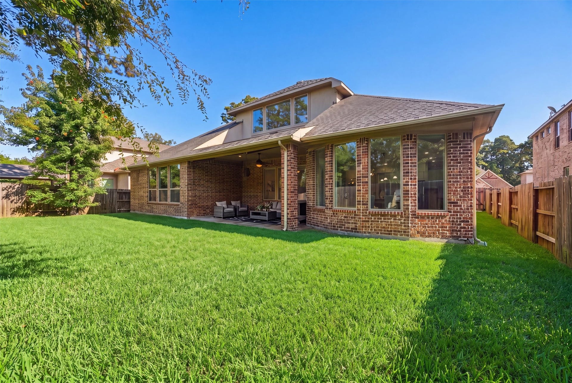 17215 Sages Ravine Drive, Humble, TX 77346 Rear Exterior