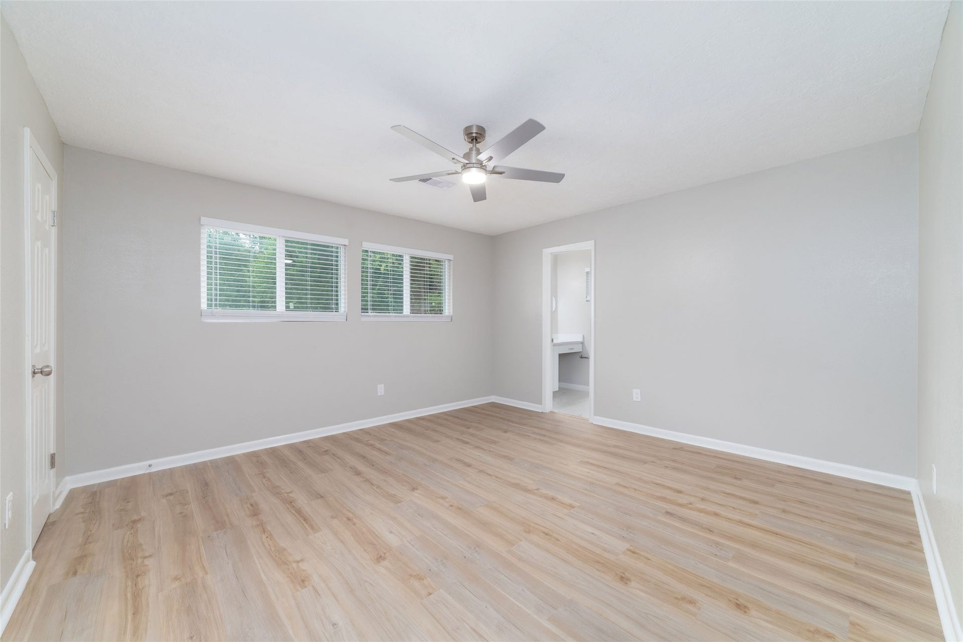 2830 Westerland Drive, Houston, TX 77063 Your primary bedroom, made for a king bed, good linens and mornings without an alarm.