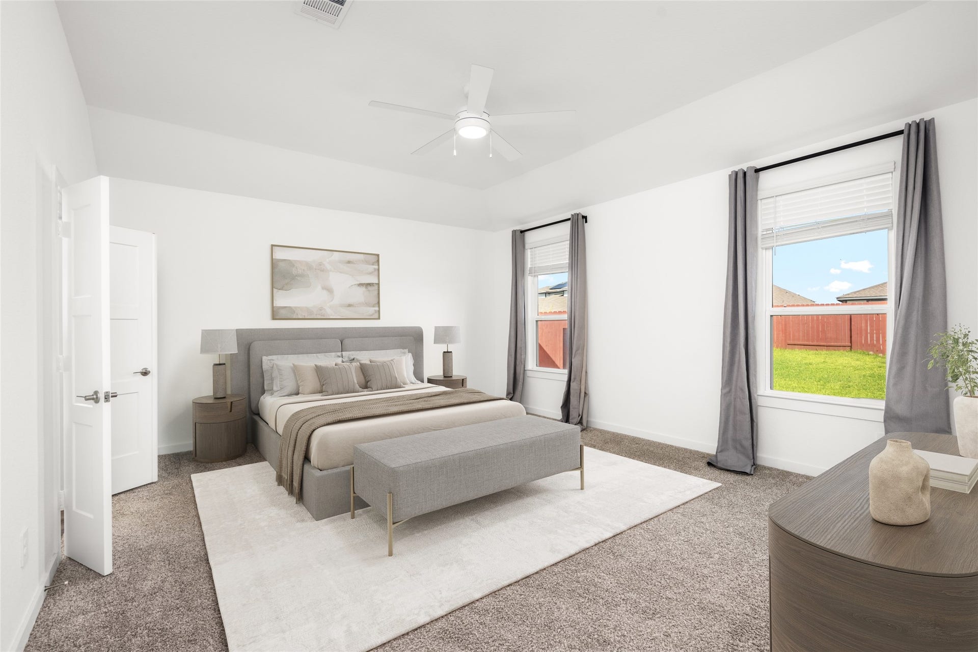 22514 Loreto Costa Lane, Katy, TX 77449 Primary bedroom. Picture has been virtually staged.