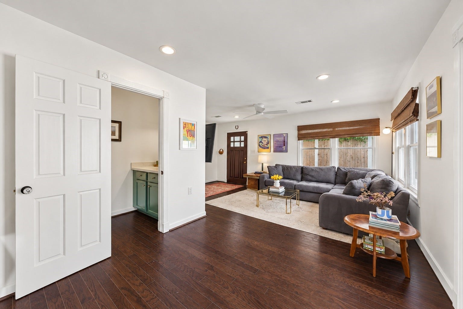 This room is spacious and perfect for entertaining