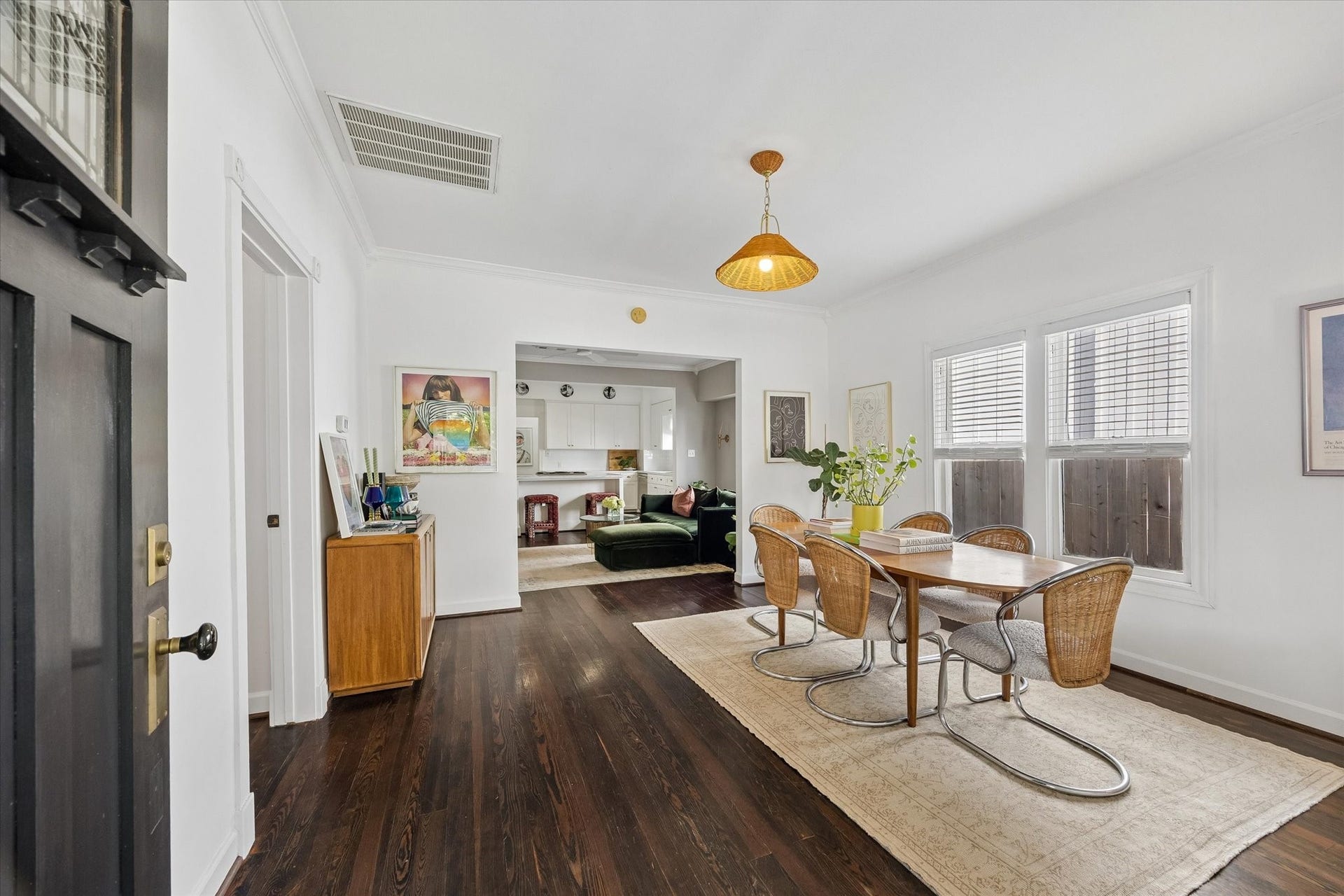 Upon entry you're greeted by high ceilings, natural light and versatile living areas