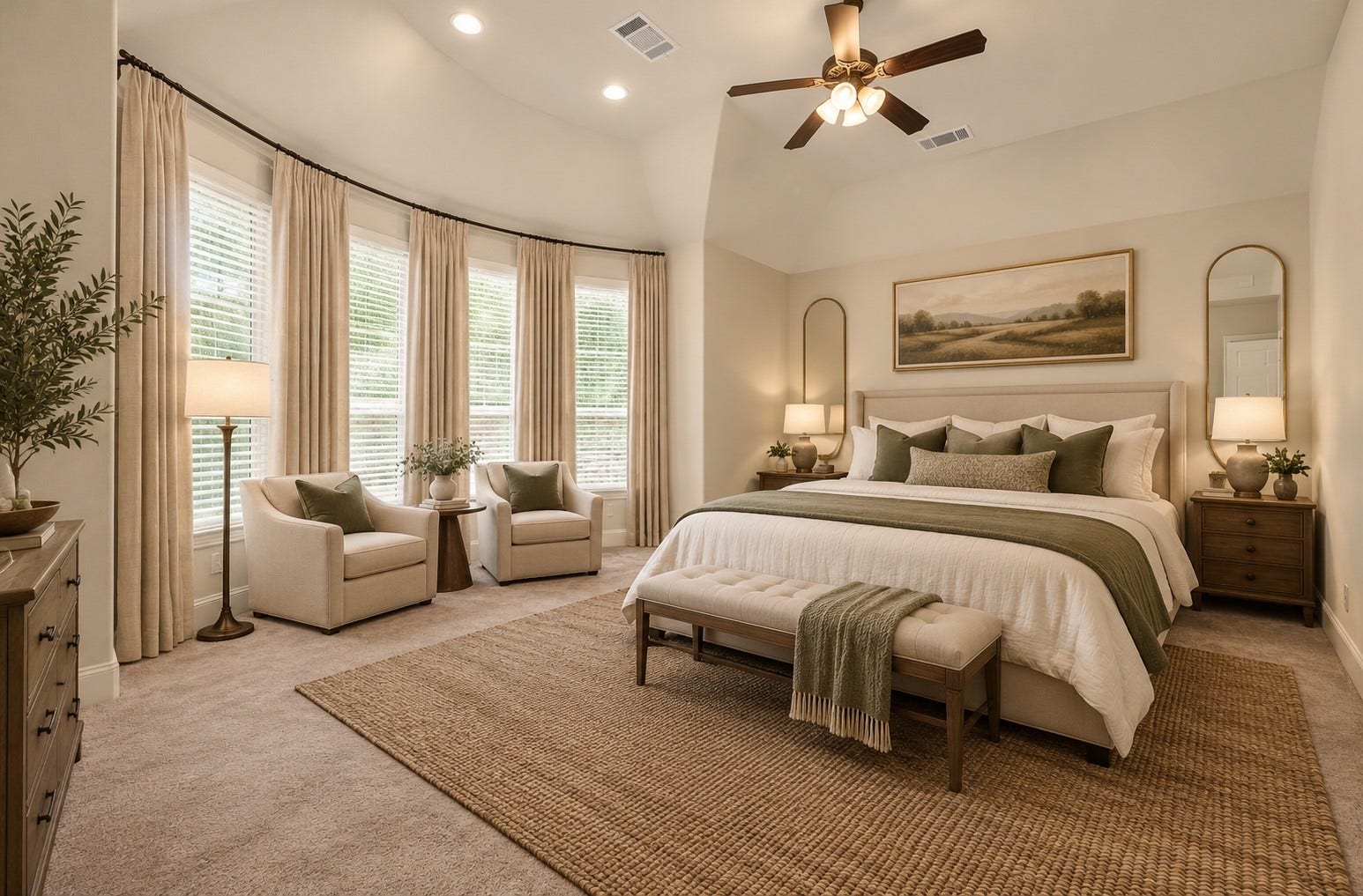 109 Blanton Bend Drive, Montgomery, TX 77316 Virtually staged primary bedroom
