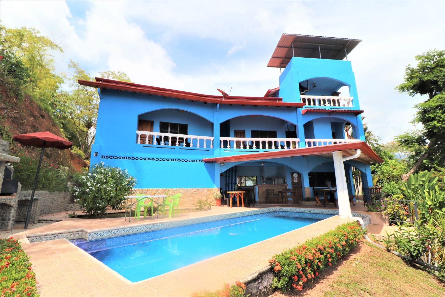 Eco Lodge with Outstanding Ocean Sunset and Mountain Views, Ojochal, Dominical, Puerto Cortes, Osa, Puntarenas, Costa Rica 60501