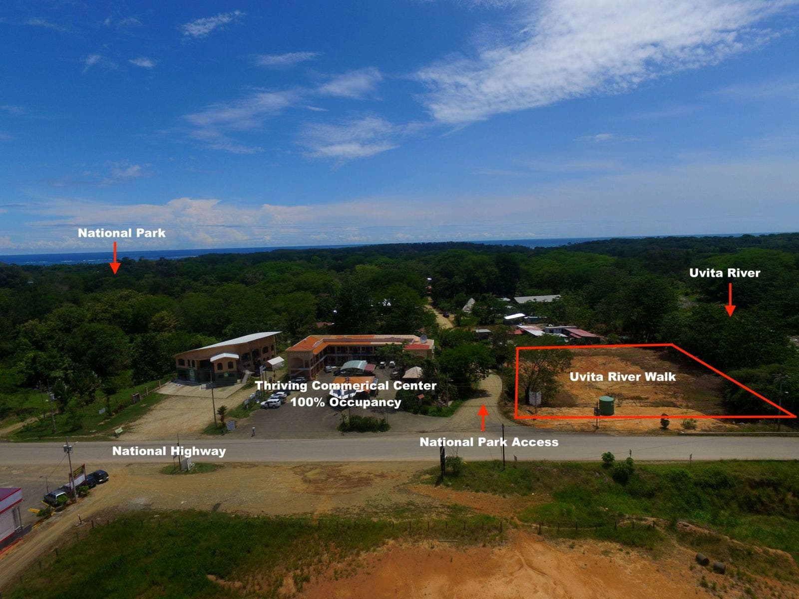 Unique Commercial Opportunity in the Center of Uvita, Uvita, Dominical, Bahia Ballena, Osa, Puntarenas, Costa Rica 60504