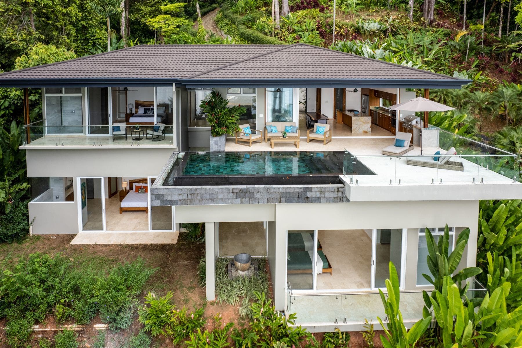 Brand New Modern Home in Escaleras with Ocean View, Escaleras, Dominical, Bahia Ballena, Osa, Puntarenas, Costa Rica 60504