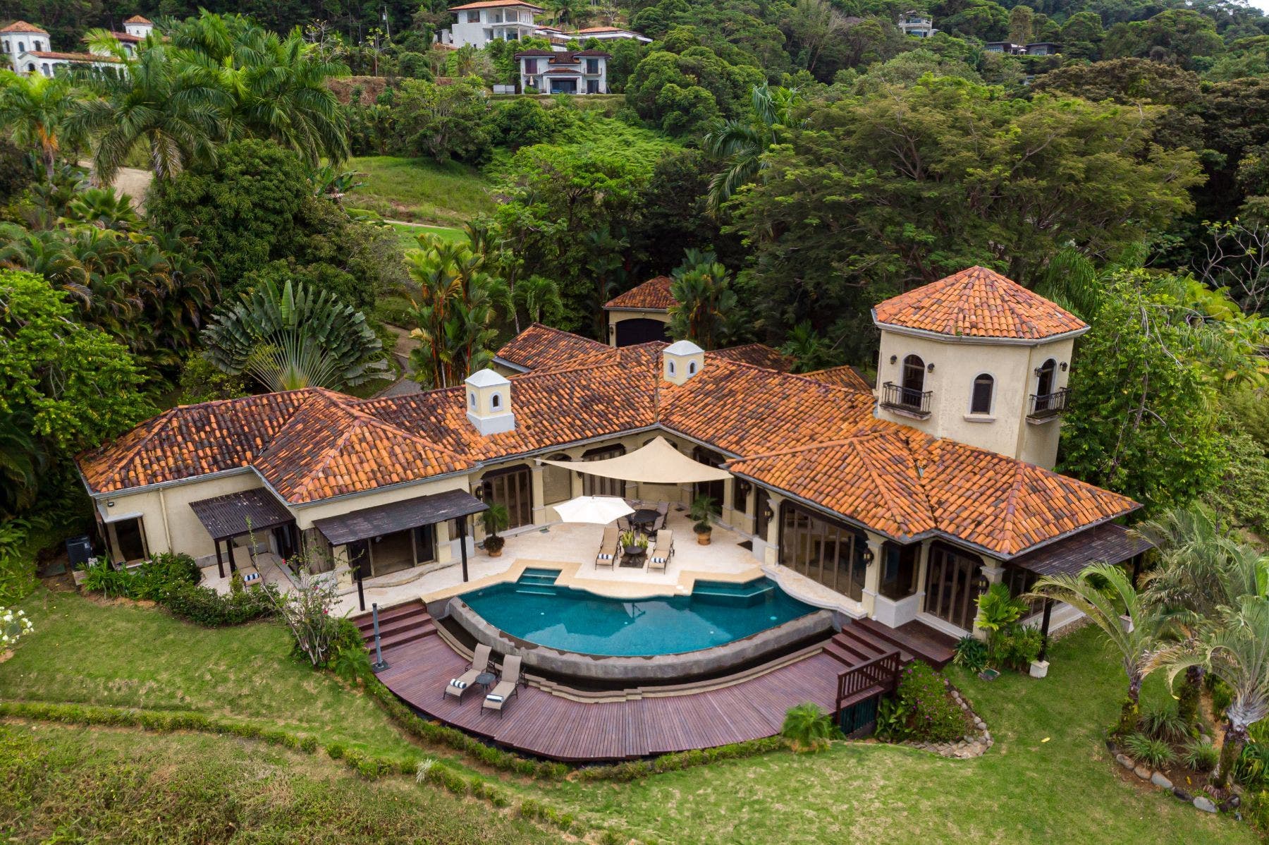 Pacific Dreams Wonderful Ocean View Luxury Villa, Las Olas, Dominical, Bahia Ballena, Osa, Puntarenas, Costa Rica 60504