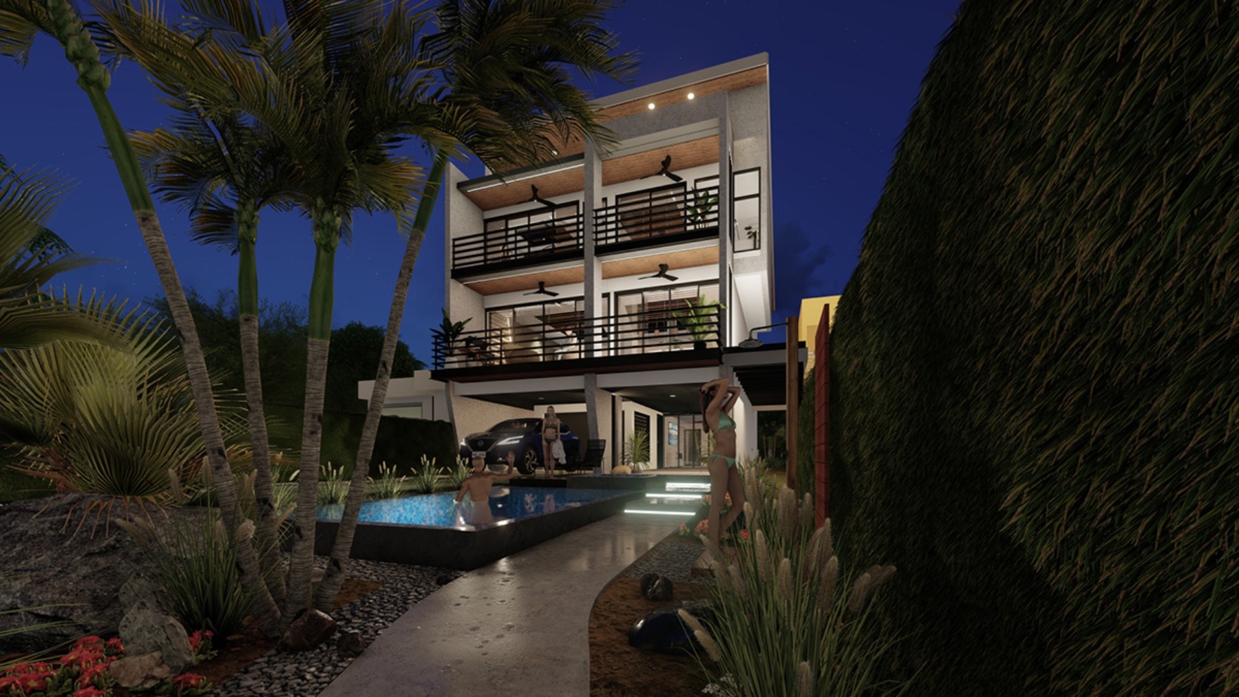 Brand New Luxury Beachfront House, Jaco, Jacó, Garabito, Puntarenas, Costa Rica 61101