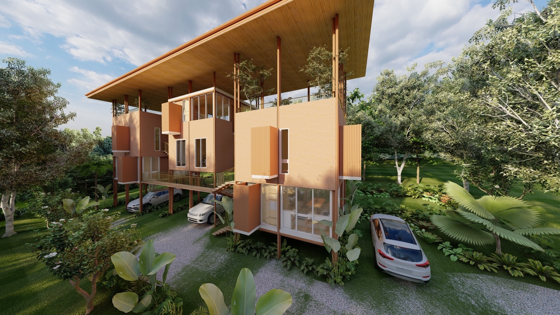 Modern multi unit house near the beach and with pool — photo 10 of 14