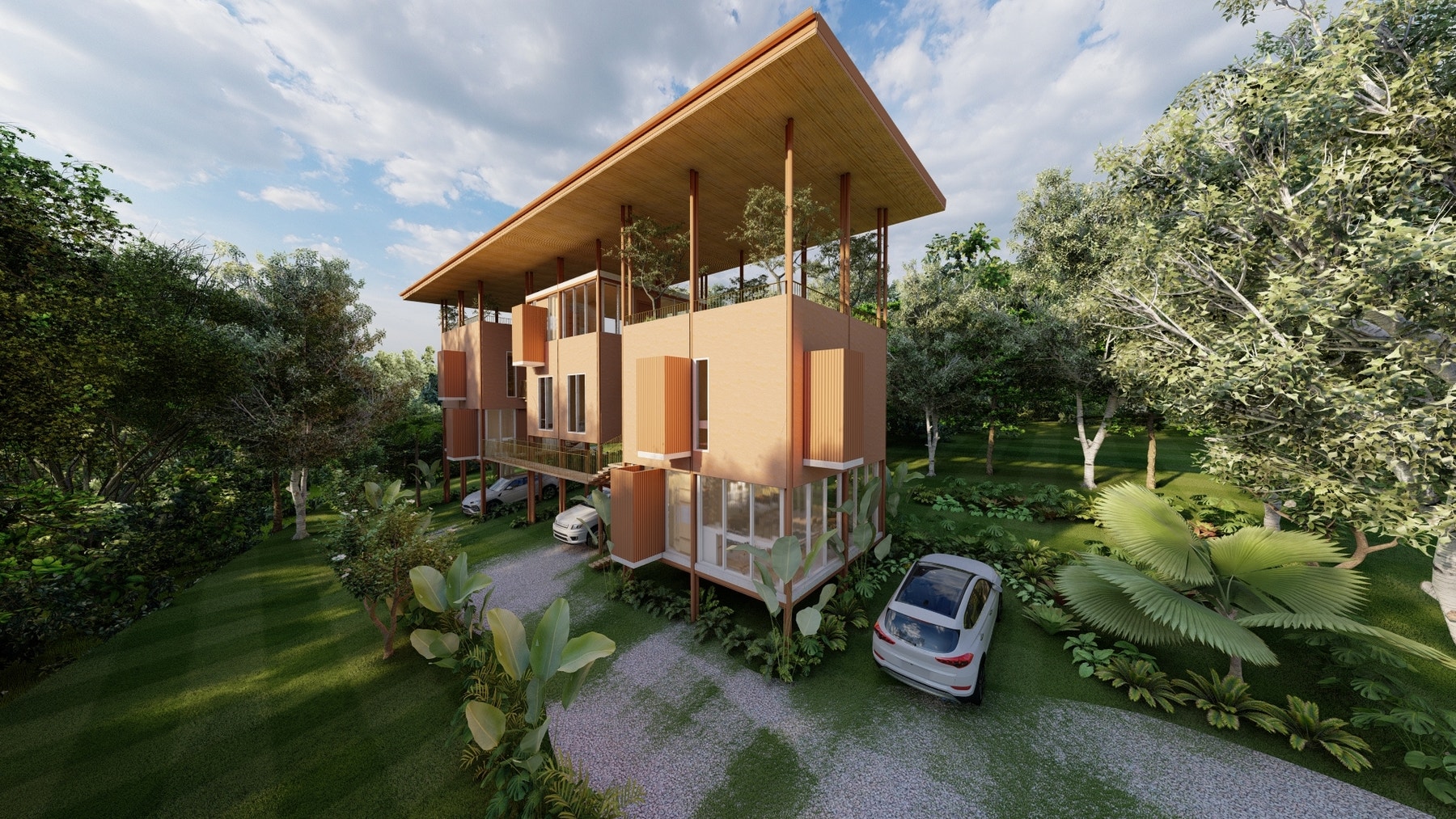 Modern multi unit house near the beach and with pool — photo 7 of 14