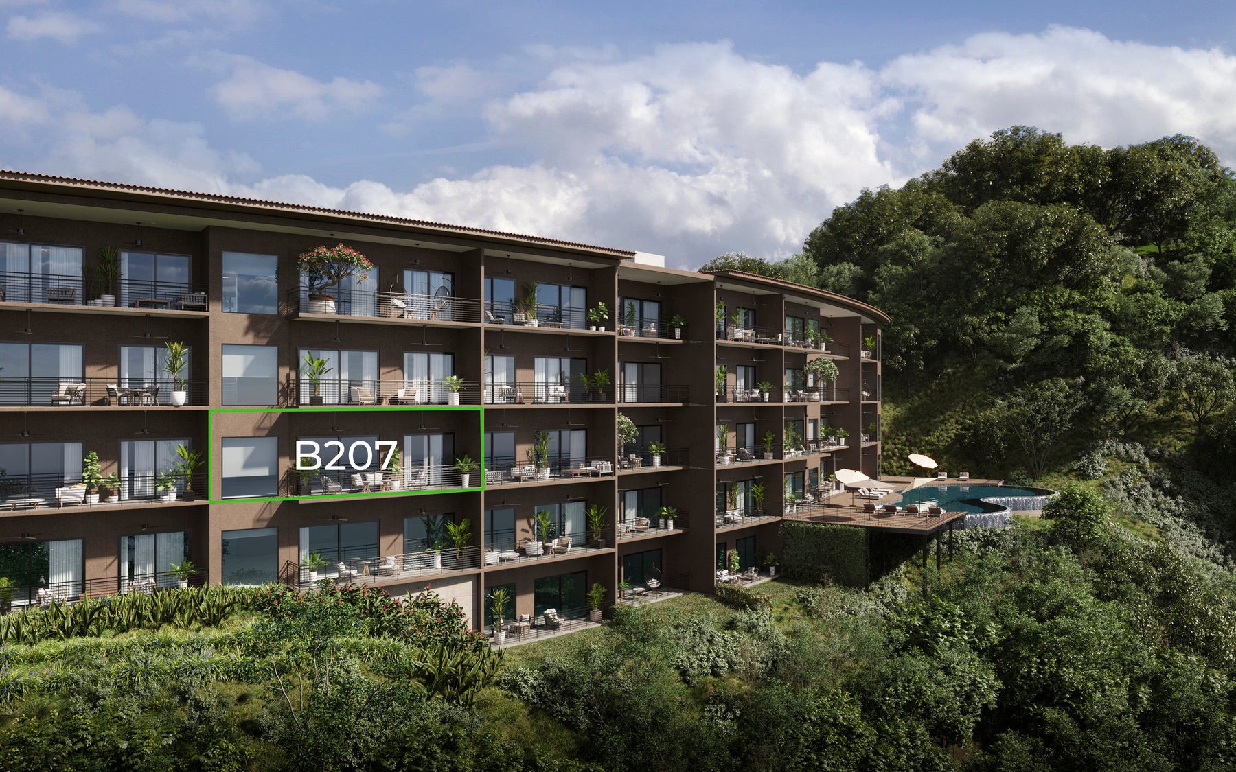 Brand New Ocean View West-Facing Condo, #B207, Azul Paraiso, Ocotal, Papagayo, Sardinal, Carrillo, Guanacaste, Costa Rica 50503