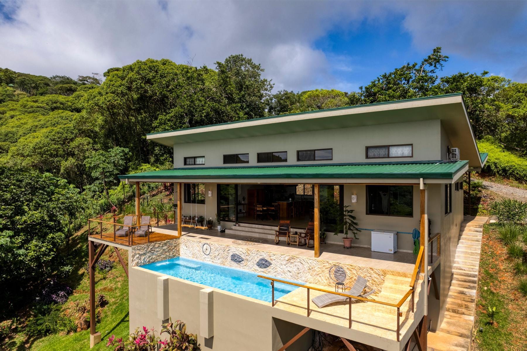 Newly Built Private Mountain Home Overlooking The Ocean, Lagunas, Dominical, Savegre, Quepos, Puntarenas, Costa Rica 60601, Lagunas