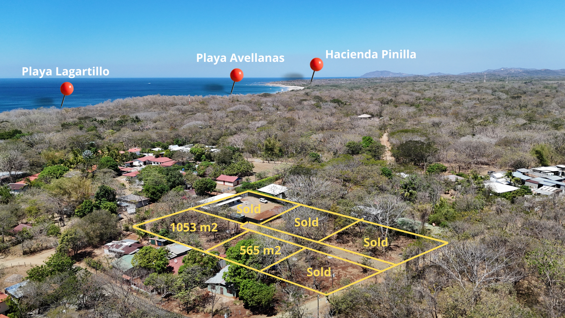 Affordable Lots in Playa Lagartillo, Playa Avellanas, Tamarindo, 27 De Abril, Santa Cruz, Guanacaste, Costa Rica 50303