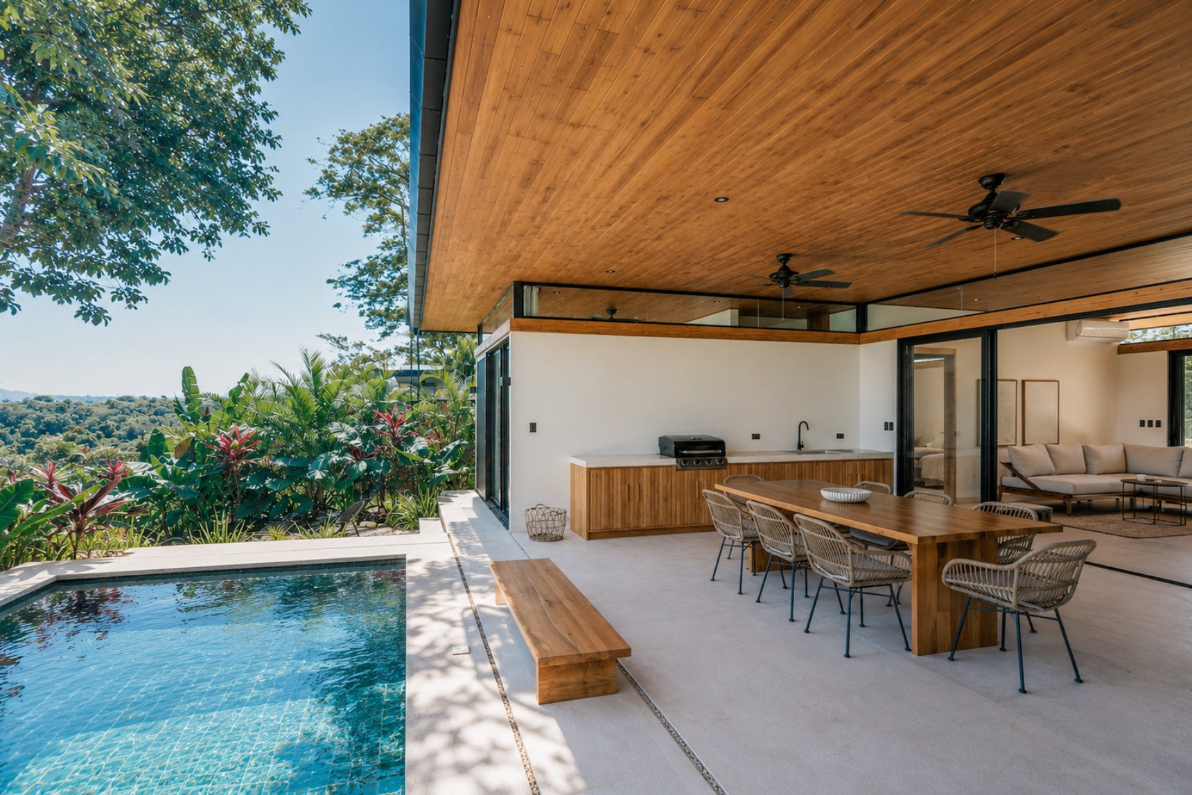 Tropical Modern Home with Expansive Valley Views — photo 5 of 19