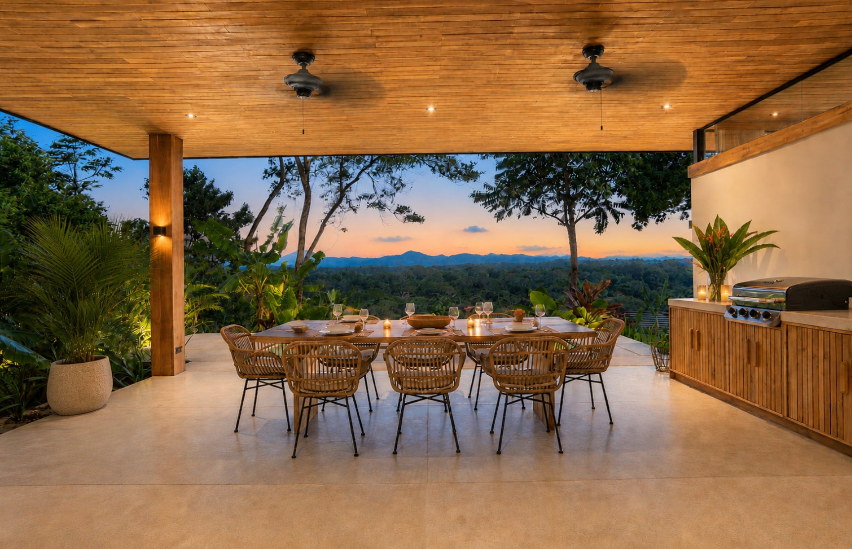 Tropical Modern Home with Expansive Valley Views, Santiago, Santa Teresa, Cobano, Puntarenas, Puntarenas, Costa Rica 60111
