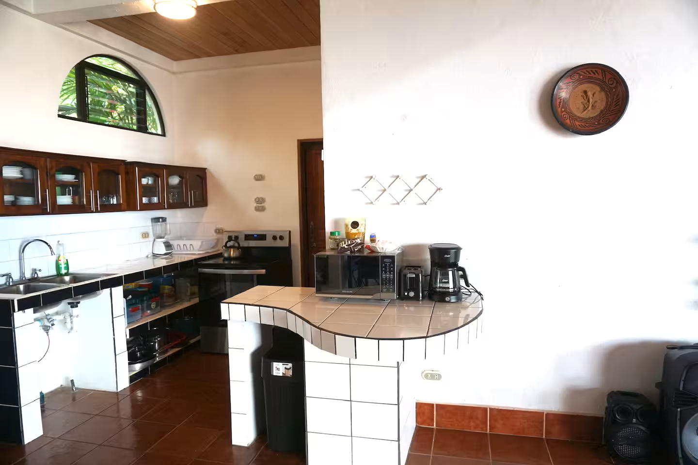 Matapalo Estate home with sunset ocean views and a waterfall — photo 6 of 19
