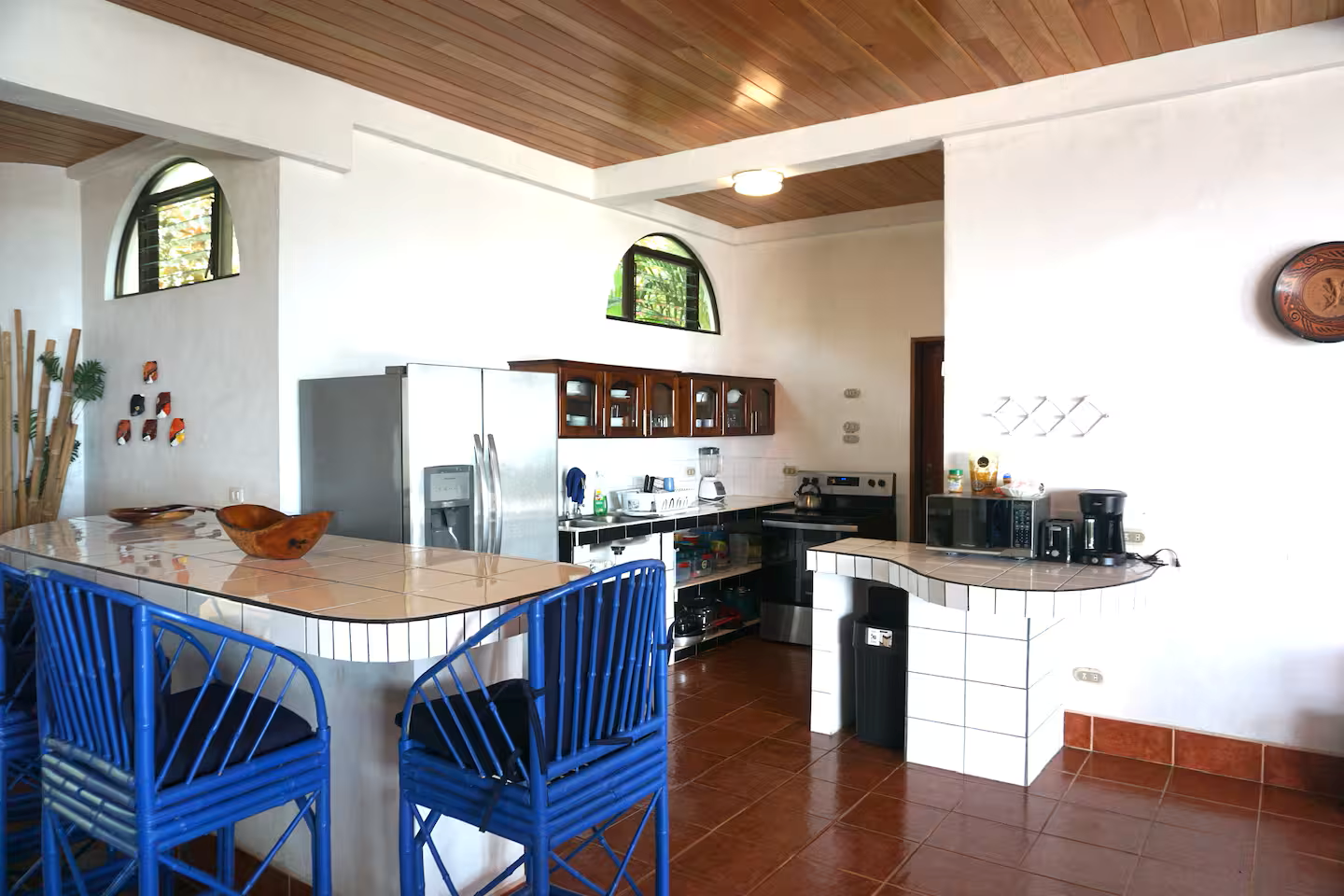 Matapalo Estate home with sunset ocean views and a waterfall — photo 13 of 19