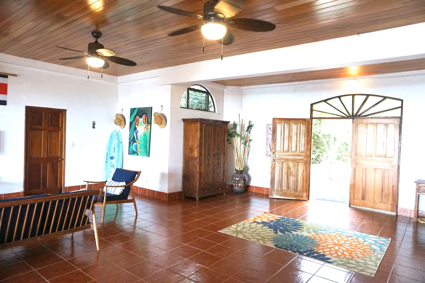 Matapalo Estate home with sunset ocean views and a waterfall — photo 16 of 19