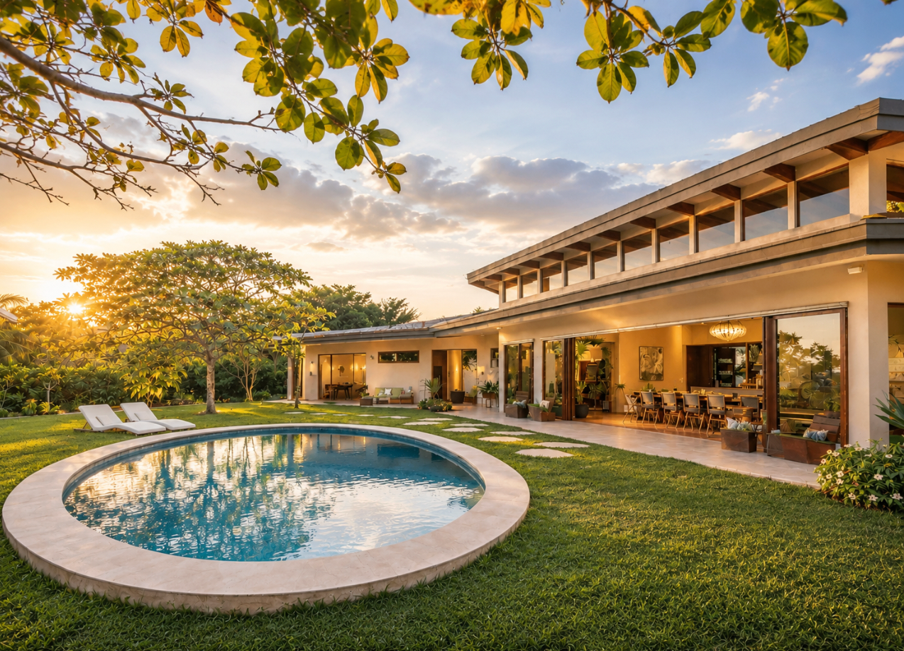 Property photo for Beautiful Ocean View Home in Gated Community, Hacienda Okhra, Santa Teresa, Cobano, Puntarenas, Puntarenas, Costa Rica