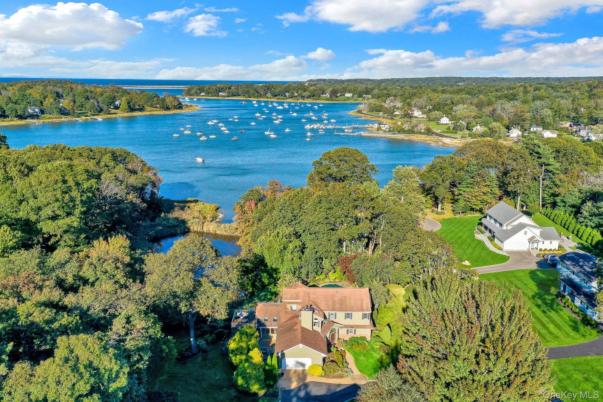 9 Shipyard Lane, Setauket, NY 11733 Aerial View
