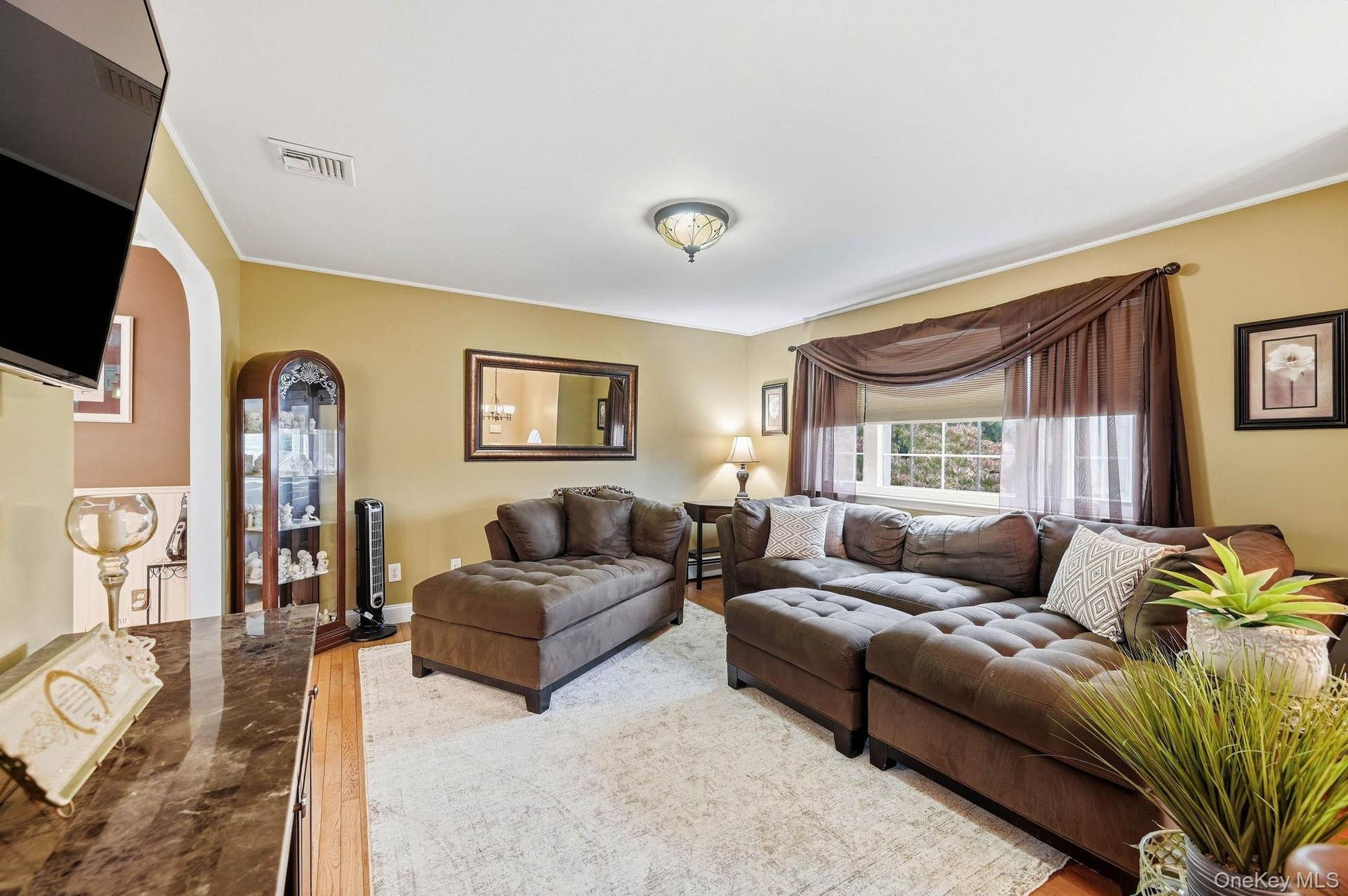 161 Highland Avenue, Monroe, NY 10950 A bright, comfortable living space designed for everyday living and entertaining.