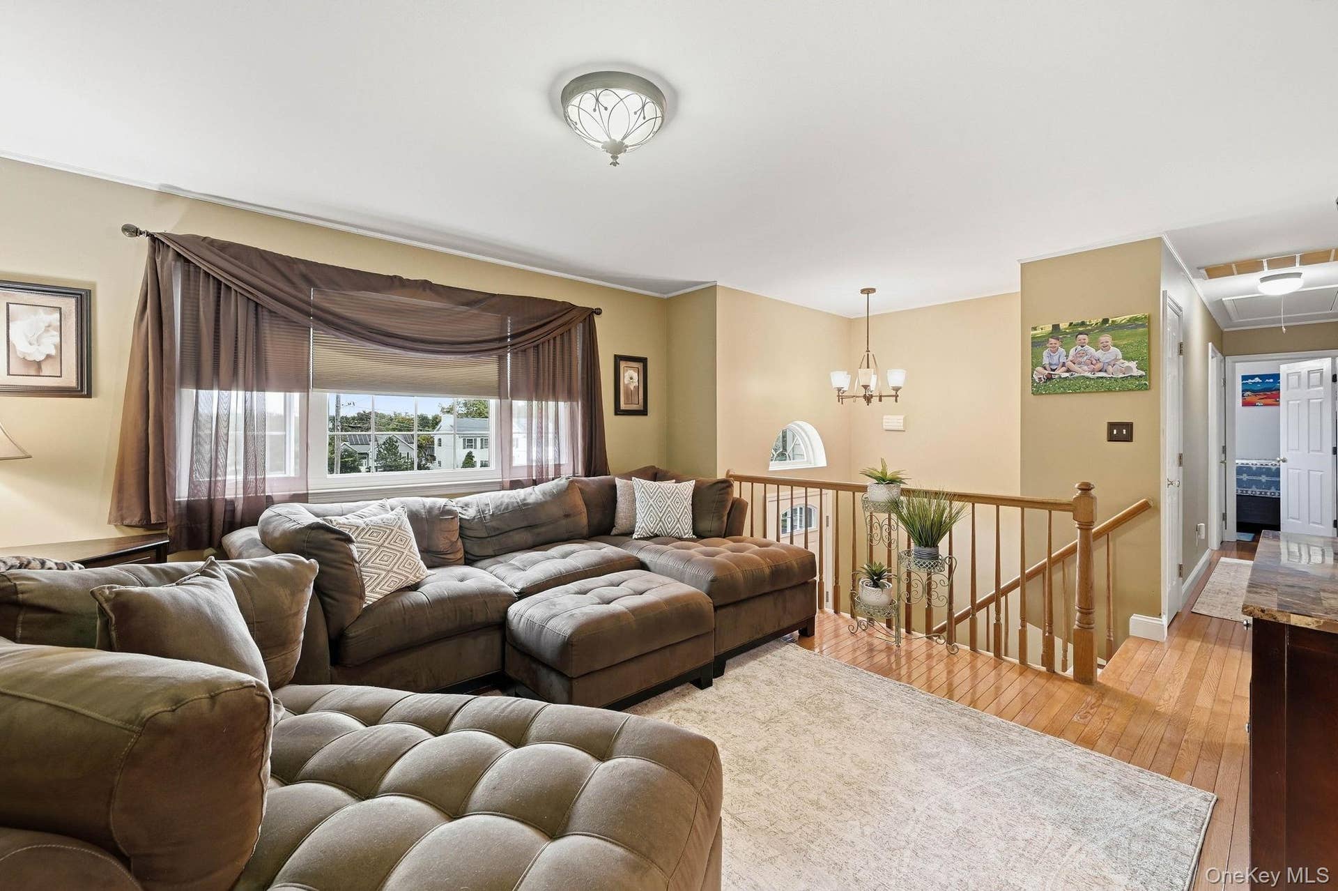161 Highland Avenue, Monroe, NY 10950 Natural light enhances the warm and inviting atmosphere of the main living space.
