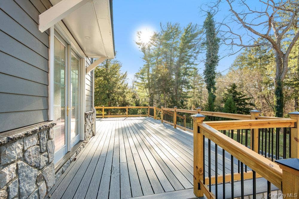 89 Mill River Road, Upper Brookville, NY 11771 View of wooden deck