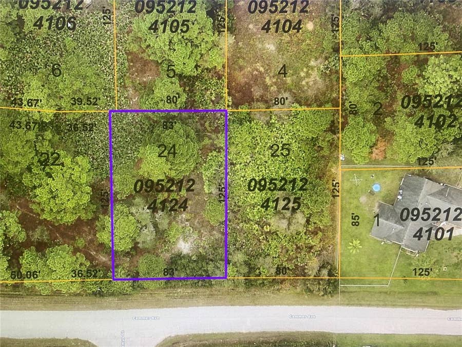 Property photo for LOT 24 CAMMER AVENUE, North Port, FL