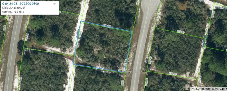 Property photo for 6700 SAN BRUNO DRIVE, Sebring, FL