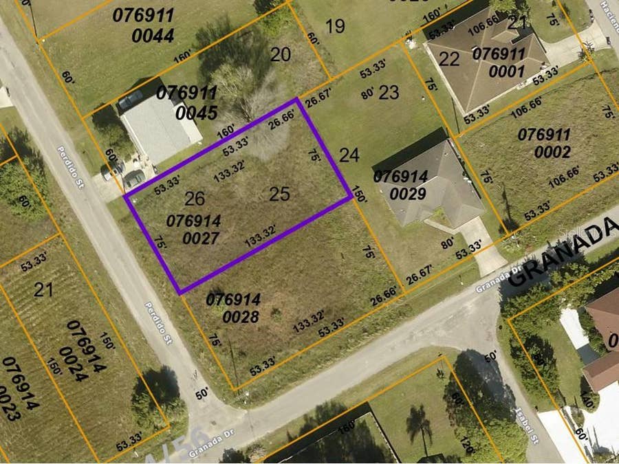 Property photo for LOTS 25 AND 1/2 0F L GRANADA DR LOTS 25 & 26 AND 1/2 0F LOT 24 PARCEL1 DRIVE, North Port, FL