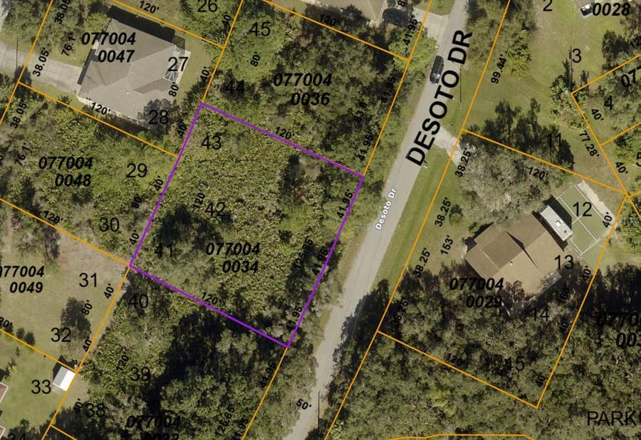 Property photo for 0770040034 DESOTO DRIVE, North Port, FL