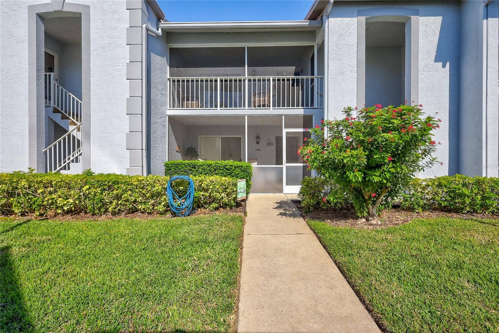 6713 STONE RIVER ROAD, #205, Bradenton, FL 34203 Entry Walkway!