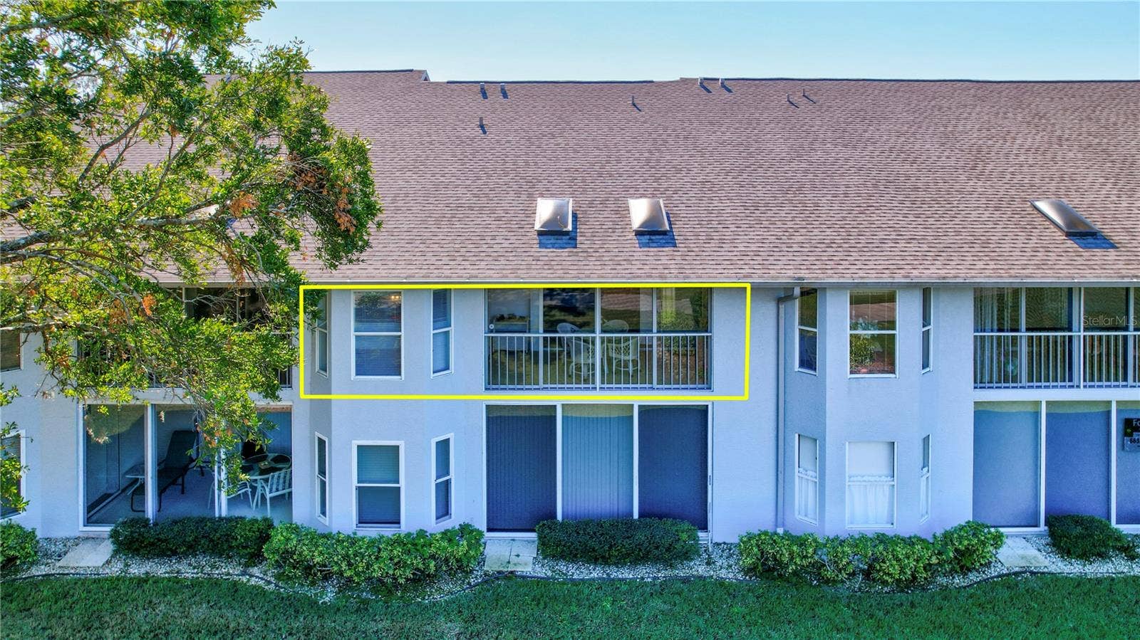 6713 STONE RIVER ROAD, #205, Bradenton, FL 34203 Back Lanai faces the Fairway