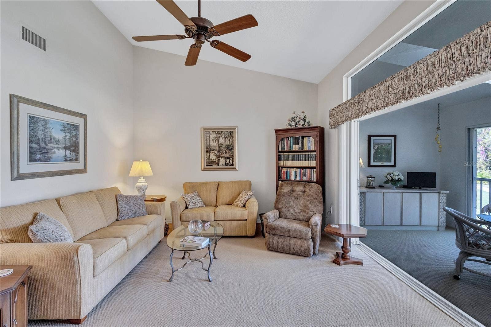 6713 STONE RIVER ROAD, #205, Bradenton, FL 34203 Living Room