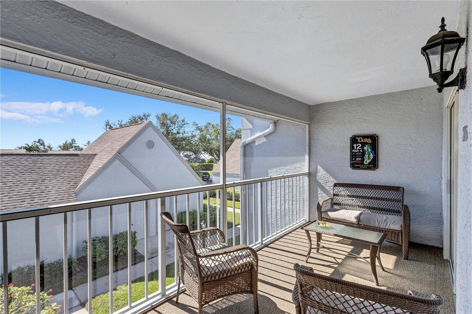 6713 STONE RIVER ROAD, #205, Bradenton, FL 34203 Front Porch gets the morning sunshine!