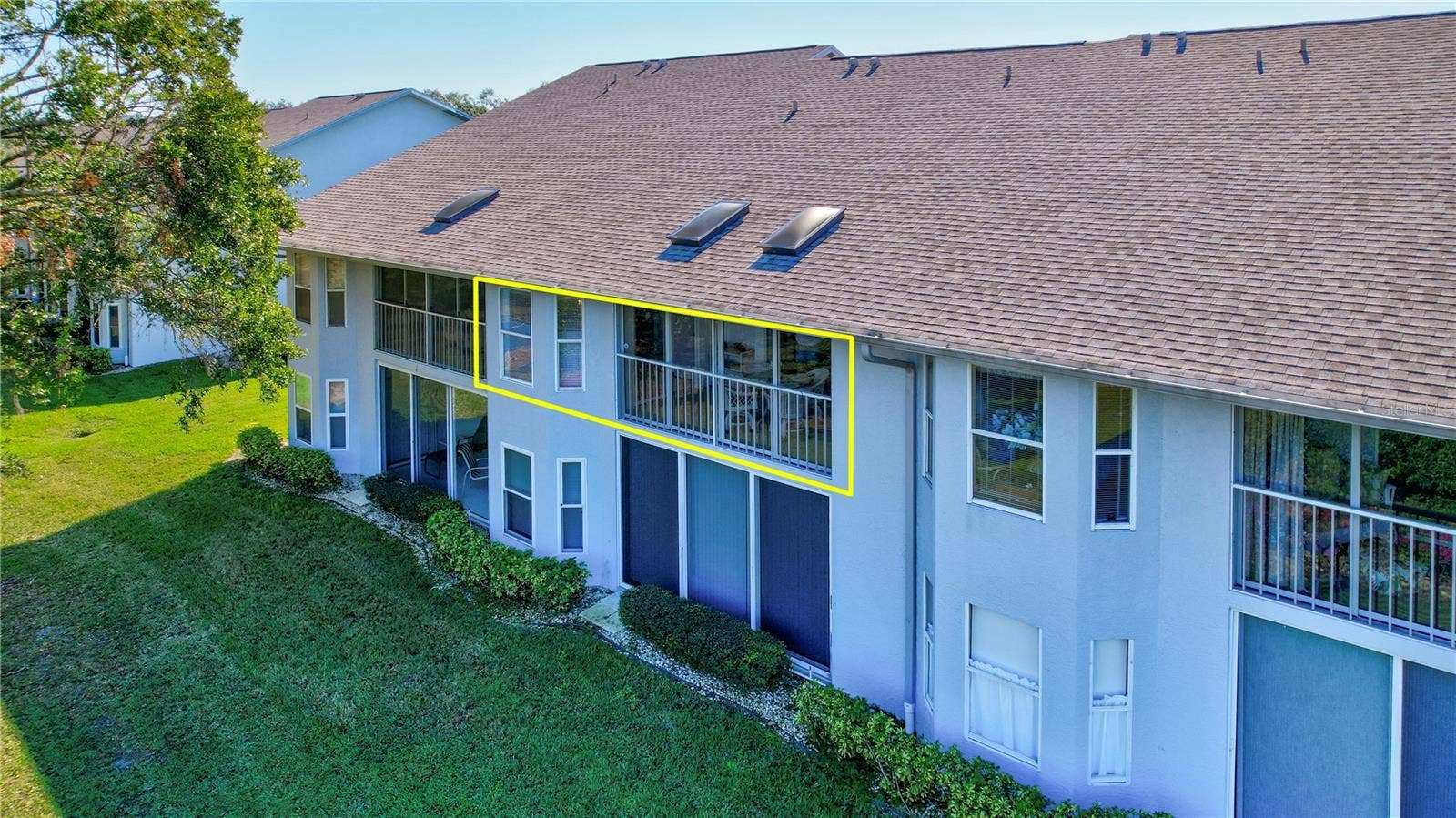 6713 STONE RIVER ROAD, #205, Bradenton, FL 34203 Back Lanai faces the Fairway