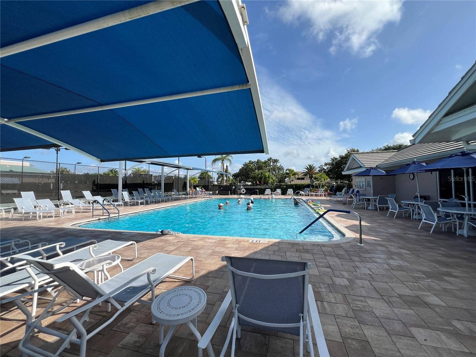 6713 STONE RIVER ROAD, #205, Bradenton, FL 34203 Pool Patio