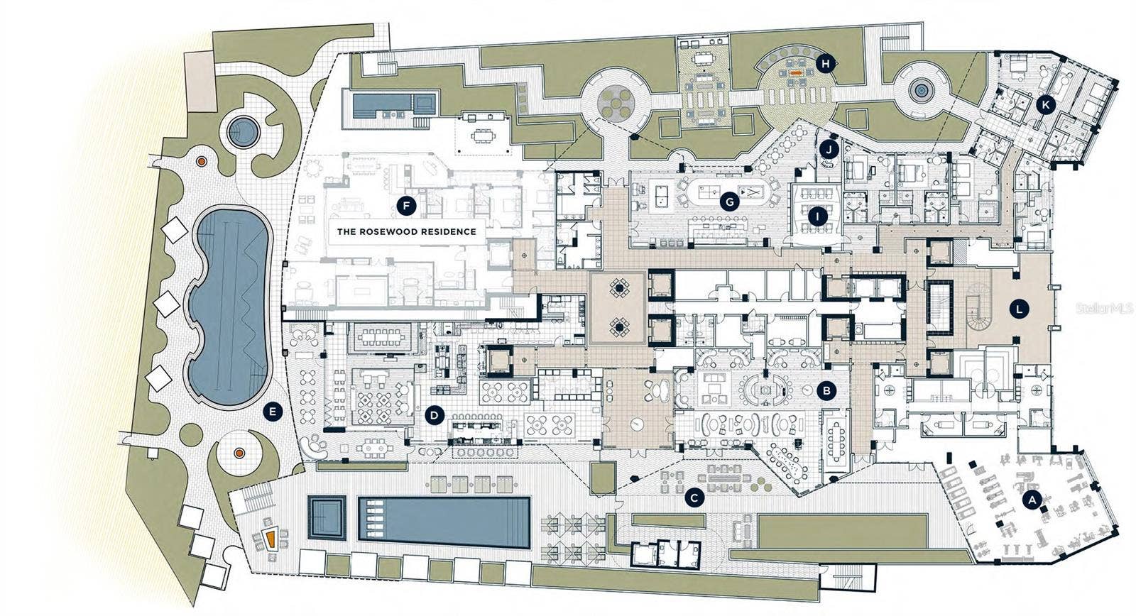 1000 BENJAMIN FRANKLIN DRIVE, #1108, Sarasota, FL 34236 Amenities Map