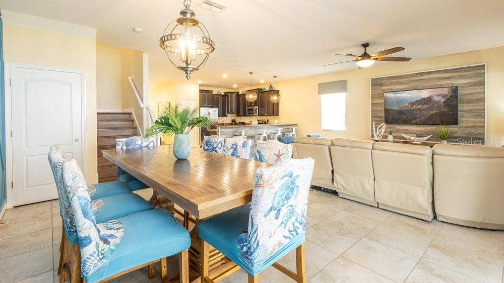 1450 ROLLING FAIRWAY DRIVE, Davenport, FL 33896 Dining/Living/Kitchen