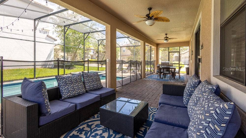 1450 ROLLING FAIRWAY DRIVE, Davenport, FL 33896 Covered Patio To Pool